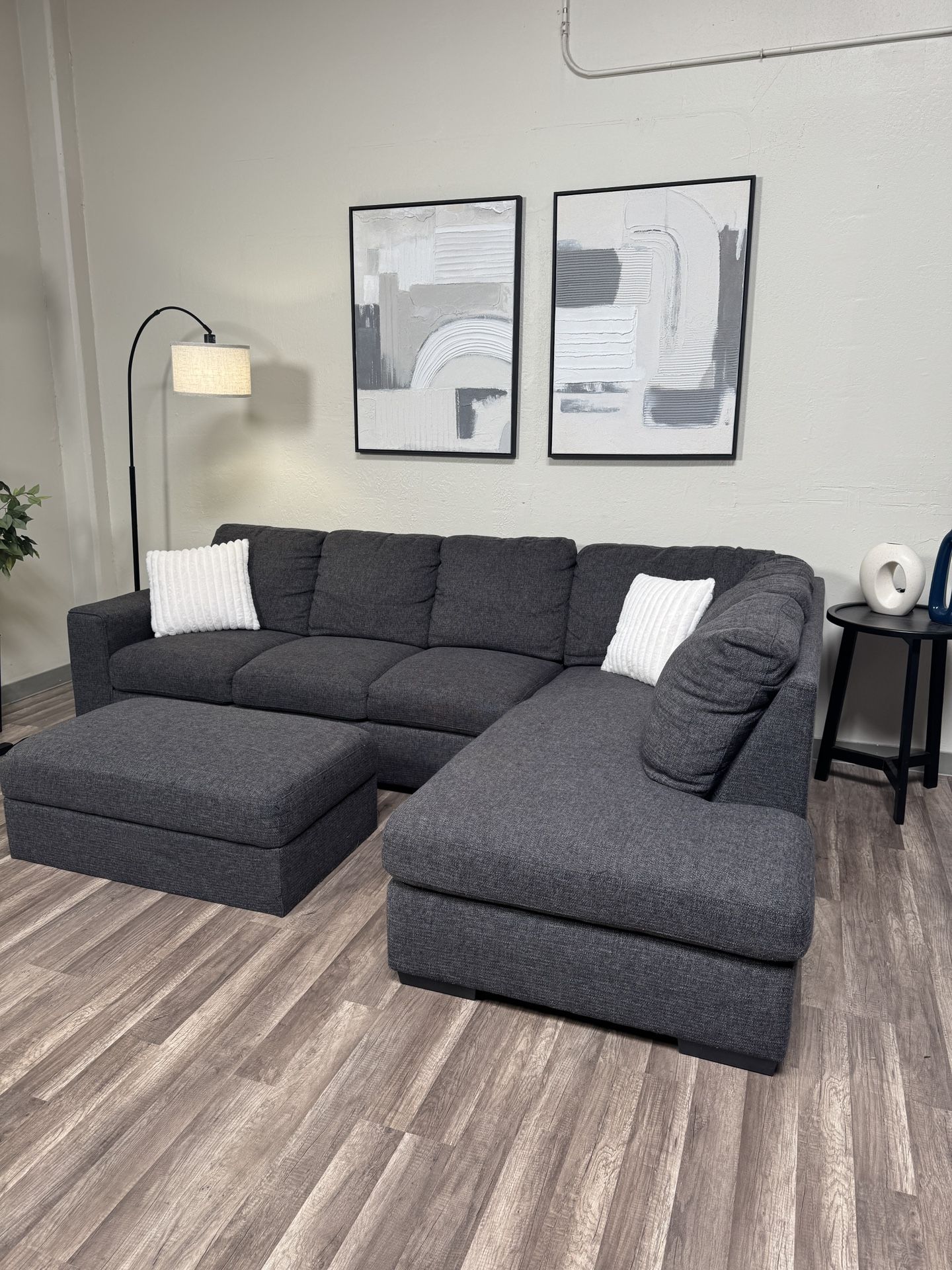 Gray Sectional Couch - Free Delivery