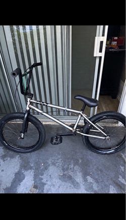 BMX Bike Raw Chrome Frame