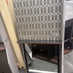 Mirror stand with ports