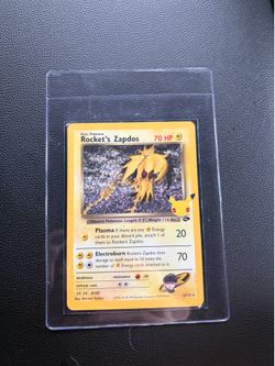 Rocket’s Zapdos 25th anniversary