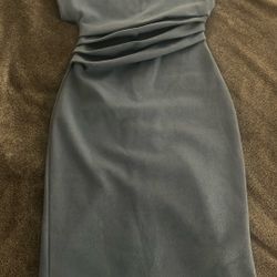 Zara Blue Casual Dress Medium 