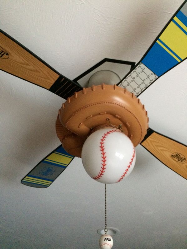 Hunter Baseball Ceiling Fan For Sale In Rochester Ma Offerup