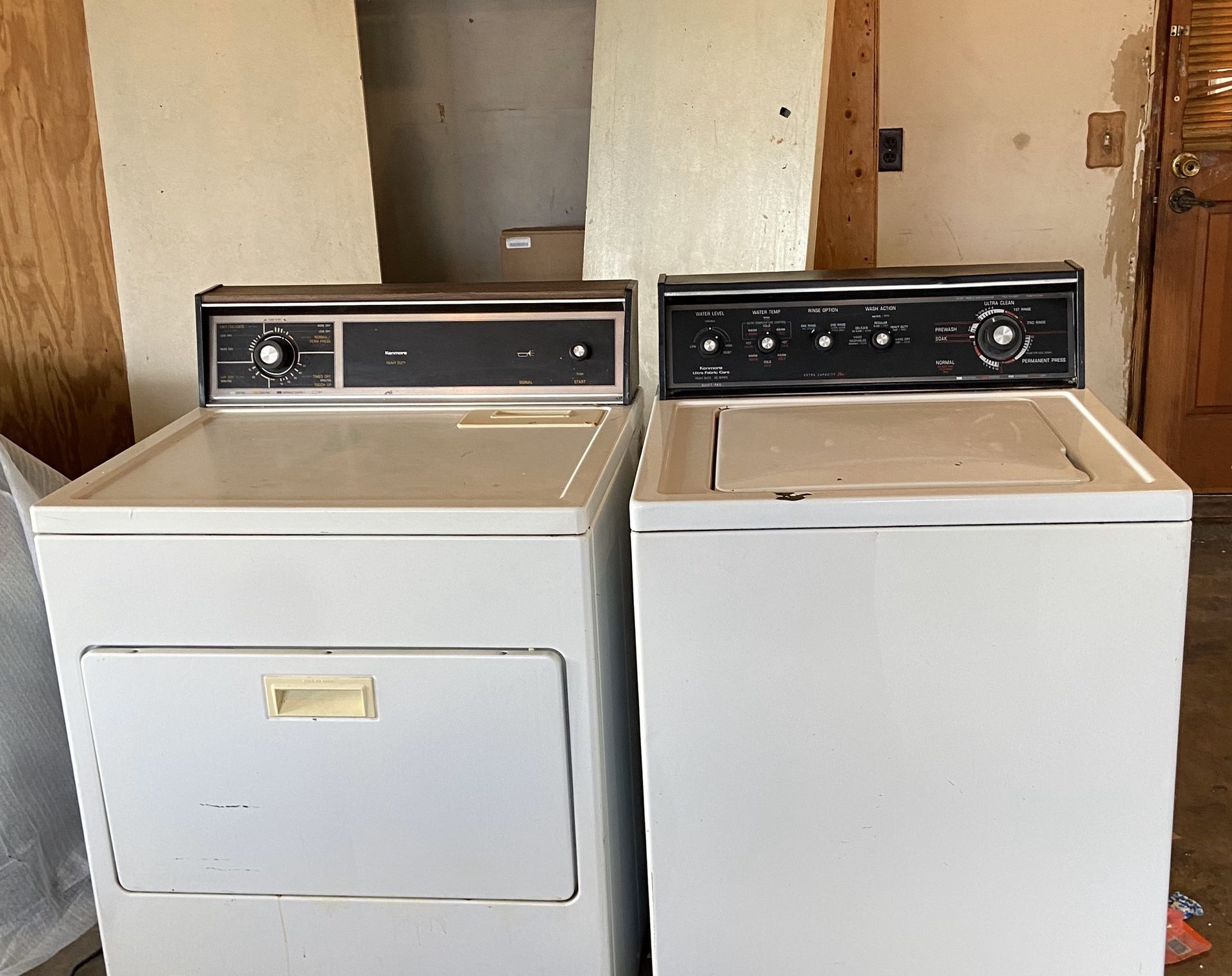 Kenmore Washer and Dryer