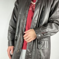 Oakton Limited Size L Large Leather Jacket 