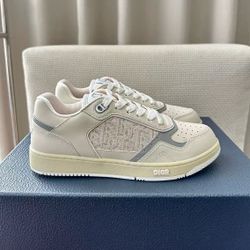 Printed Smooth Calfskin Low-Top Sneakers Men's Off-White