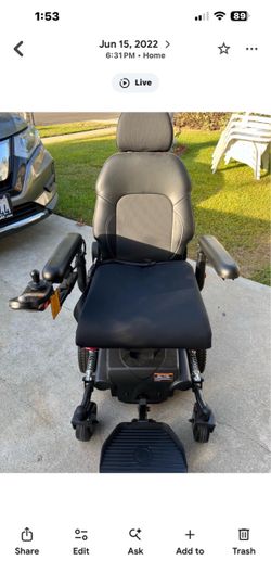 Brand new power wheel chair with new ramp