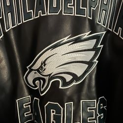 XL Leather Eagles Jacket 