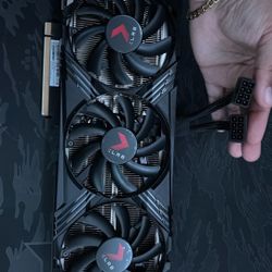 PNY GeForce RTX™ 4070 GPU 12GB XLR8 Gaming VERTO EPIC-X RGB™ Triple Fan DLSS 3 Graphics Card