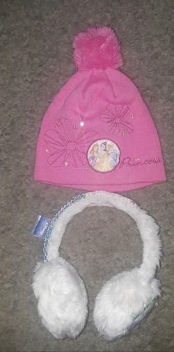 Frozen earmuffs princess hat