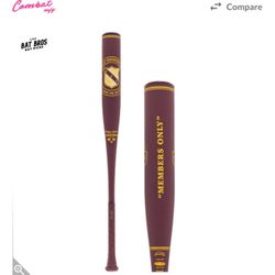 COMBAT MFG Country Club SPEC-A1 BBCOR Bat, Members Only: Go Long, 32/29 NIW