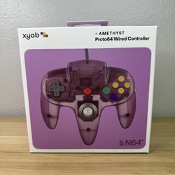 XYAB Nintendo 64 Controller Funtastic Proto64 High Quality Amethyst 