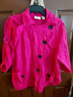Chicos linen jacket
