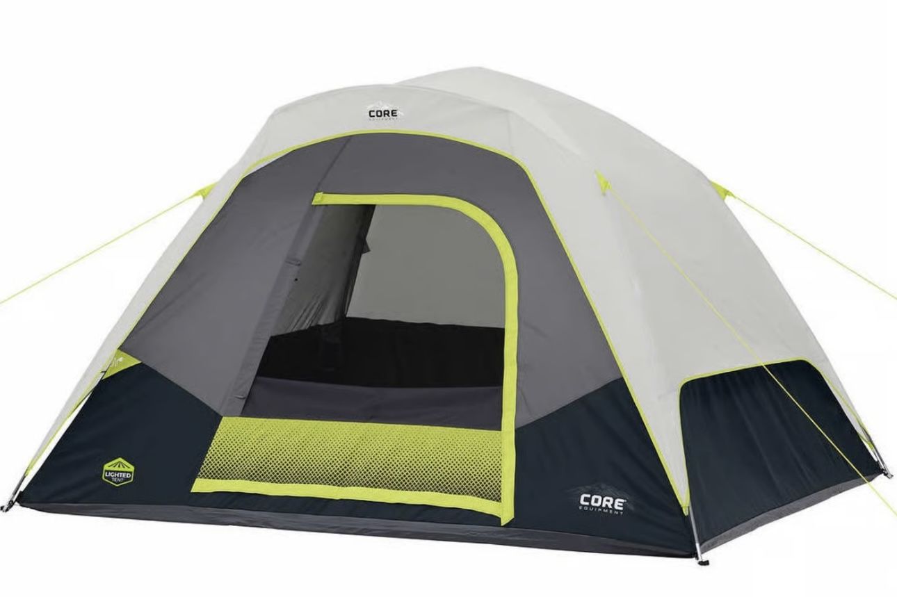 CORE 6 Person Lighted Dome Tent $75 Each