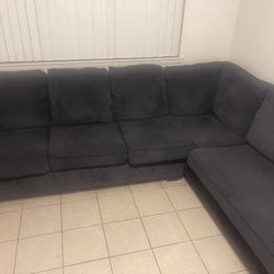 Dark Blue Sectional For Living Room Must Pick Up Will Work With Price If You Pick Up 