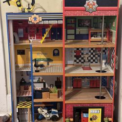 Wooden Firefighter Playhouse