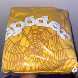 sp5der websuit hoodie yellow 