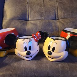 Mickey & Minnie Mouse Garden Planters Disney Plant Pots