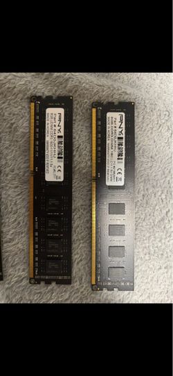 PNY 8GB DDR3 1600MHz Desktop RAM x2