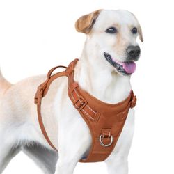 Sunraymascota No Pull Dog Harness, Reflective Puppy Vest For Medium Sized Dog(Carmel