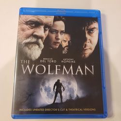 $5 BLU RAY MOVIE. THE WOLFMAN.  BLU RAY  ONLY. NO DIGITAL. $5 OR TRADE FOR A MOVIE TITLE I DO NOT ALREADY OWN.
