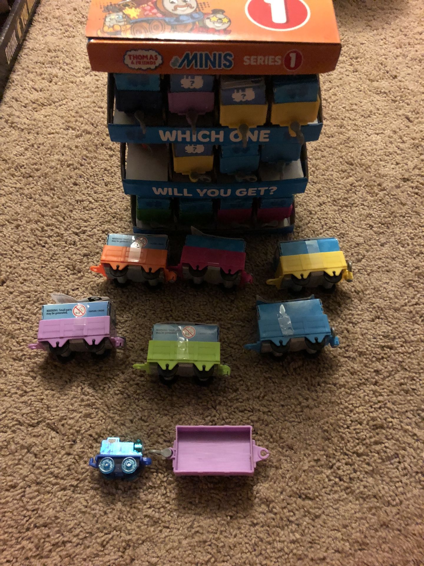 Thomas and friends minis with carrier