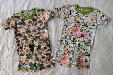 MACY'S Flower Show Cotton Short Sleeve PJs - 3T