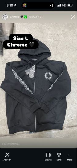 Chrome hearts hoodies zip up