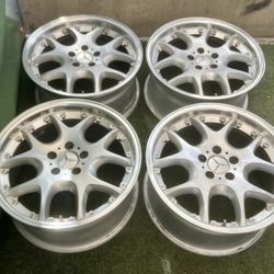 MERCEDES 18” BRABUS ALUMINUM POLISH-BRUSH - Style - E350-C320- S500-E55-SL500