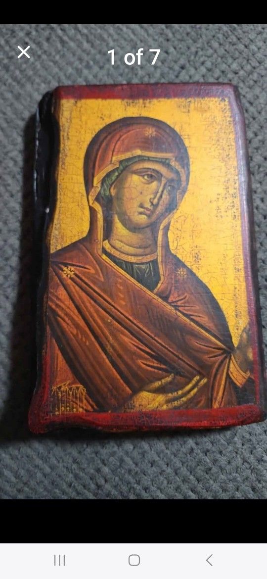 antique Russian icon/icono antoguo Ruso