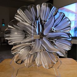 Mikasa Frosted/Glass Tulip Platter