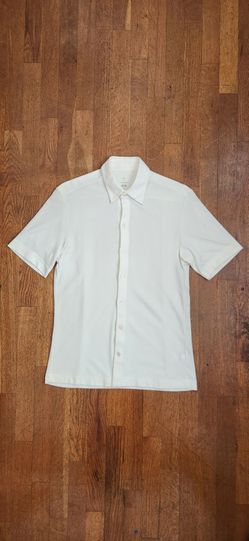 Unqilo x Tomas Maier White Button Up Cotton/Nylon Airism Shirt (Men's Size: XS)
