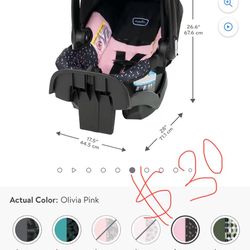 Baby Girl Car seat