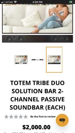 Tribe Soundbars Duo Solution Bar 2-Channel
