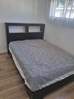 Queen bed with mattress included