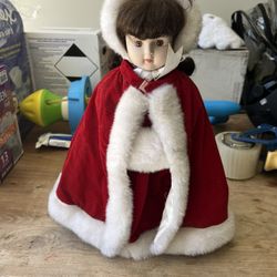 Christmas Doll Vintage 