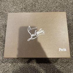 Christian Louboutin White Red Sole Sneakers – Size 8.5 – Authentic – Full Set 