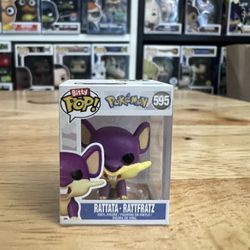 BITTY Rattata Pokemon 1” Funko Pop #595 Pokémon Vinyl Figure TCG Nintendo