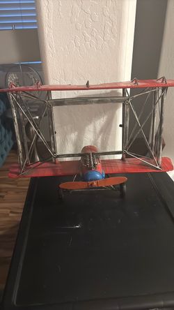 vintage style airplane picture frame