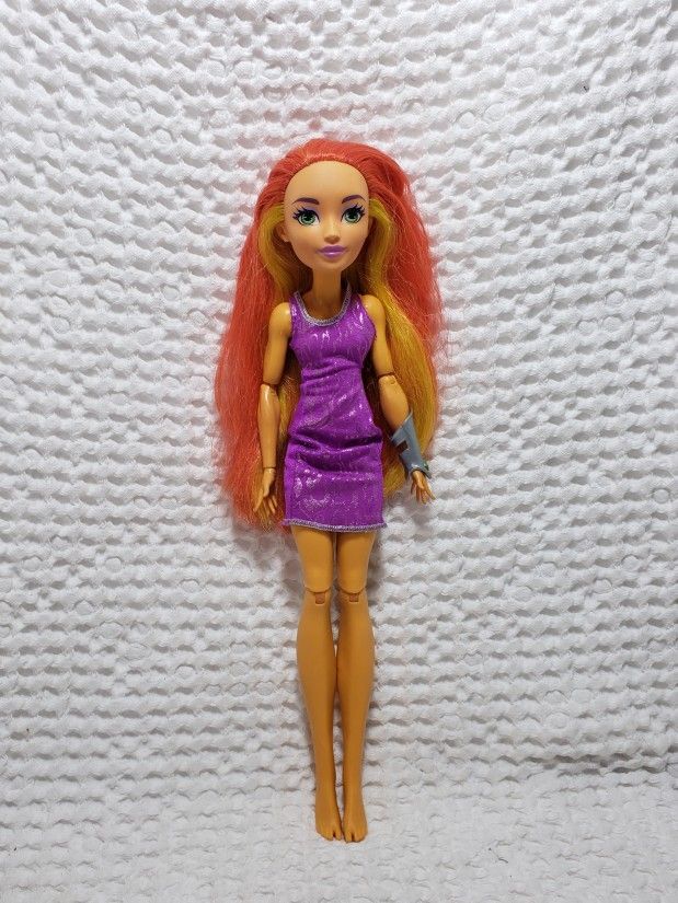 Mattel DC Super Hero Girls Starfire Action Doll 12". Good condition and smoke free home.