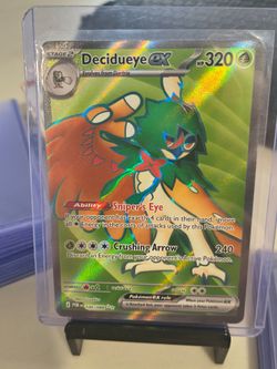Decidueye ex Pokémon Card 100/088 Holo