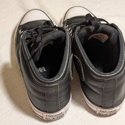Converse Chuck Taylor All Star Hi Street Black Leather size Men US 8 Women US 10