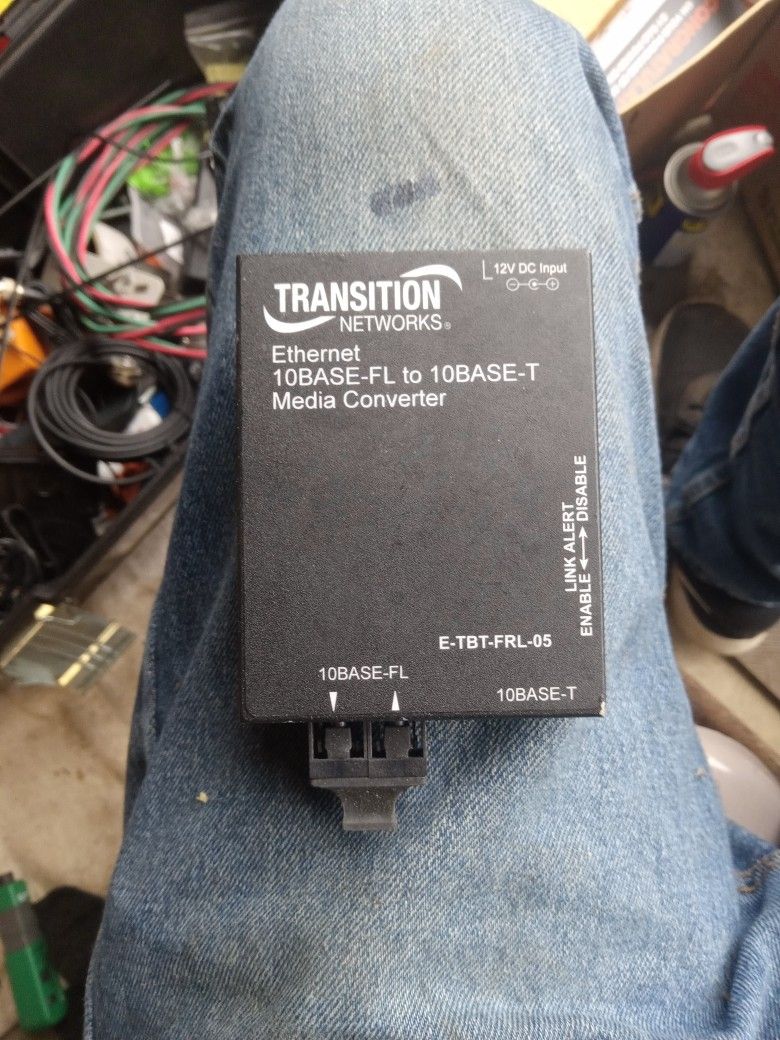 Ethernet 10BASE-FL To 10BASE-T Media Converter