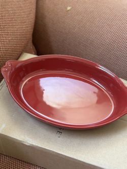 Princess House Stone Ware Oval Casserole 