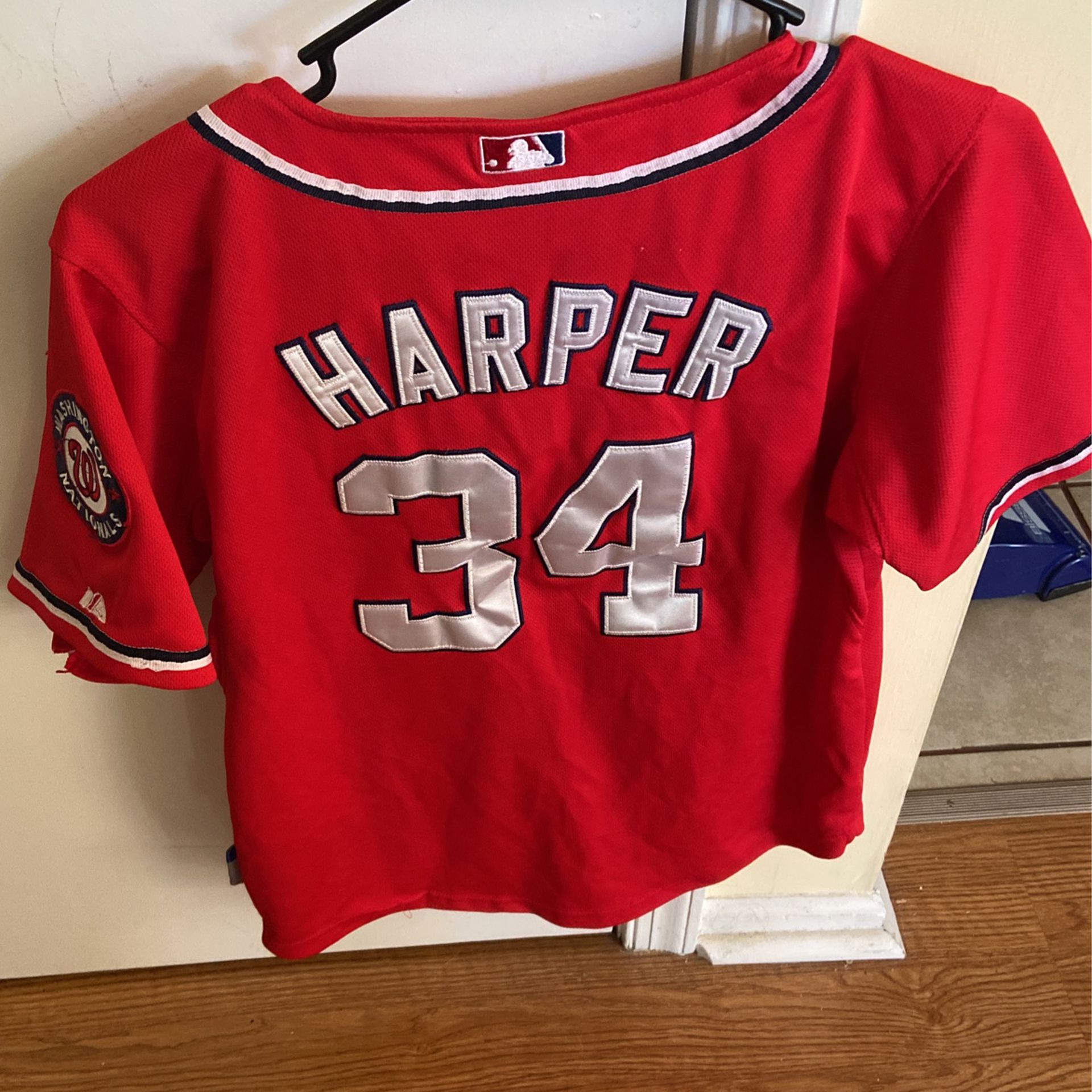 Bryce Harper Washington Nationals Jersey Used Majestic Size 52 or XL for  Sale in Paterson, NJ - OfferUp