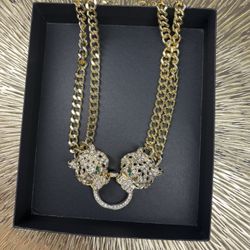 24K GOLD  DOUBLE CHAIN