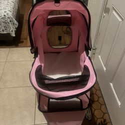 Pink Dog Or Cat Stroller 
