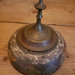 3 Piece Brass & Enamel Box