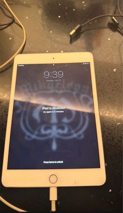 Mini iPad locked