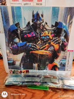 Optimus Prime Transformer diamond painting complete kit