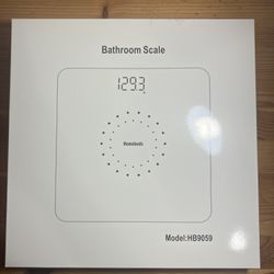 Homebuds Digital Bathroom Scale for Body Weight, Weighing Professional Since 2001, Crystal Clear LED and Step-on, 3*AAA Batteries Included, 400lb/180k